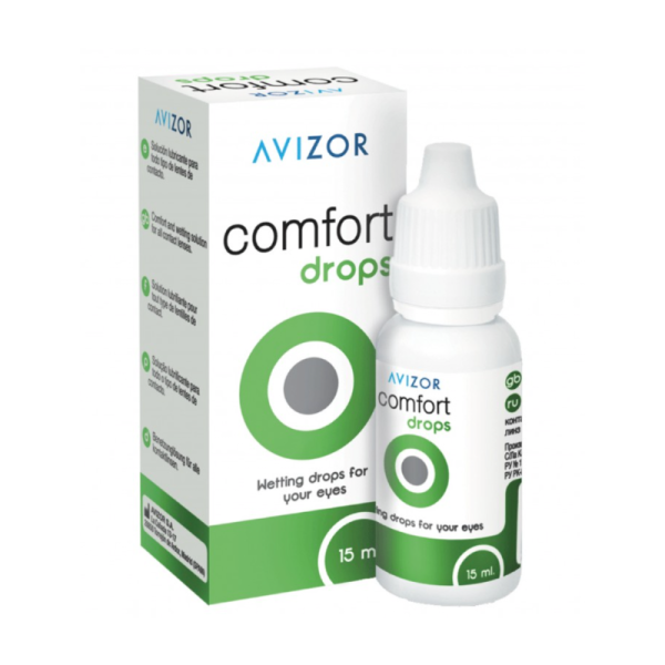 Зволожуючі краплі для очей Avizor Comfort drops  15 ml