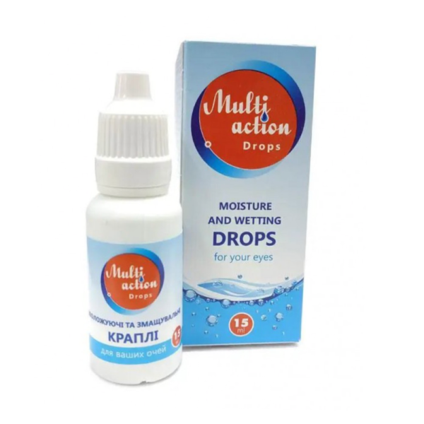 Зволожуючі краплі для очей Avizor Multi Action Drops 15 ml