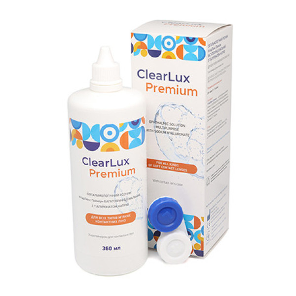 Розчин для очищення лінз Esoform ClearLux Premium